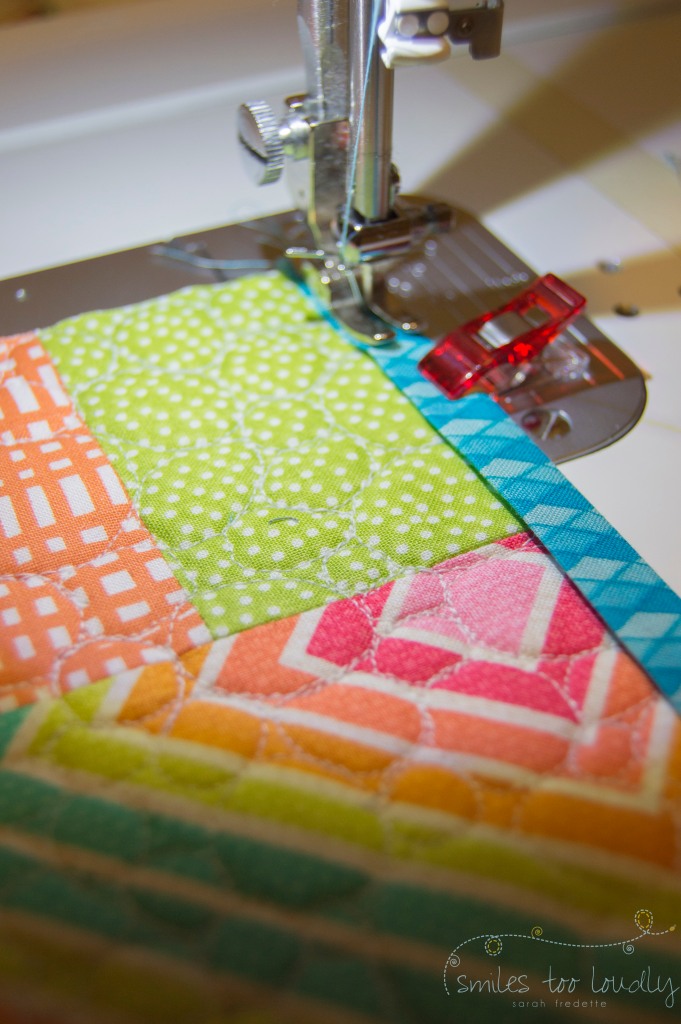 Bright potholders by SmilesTooLoudly